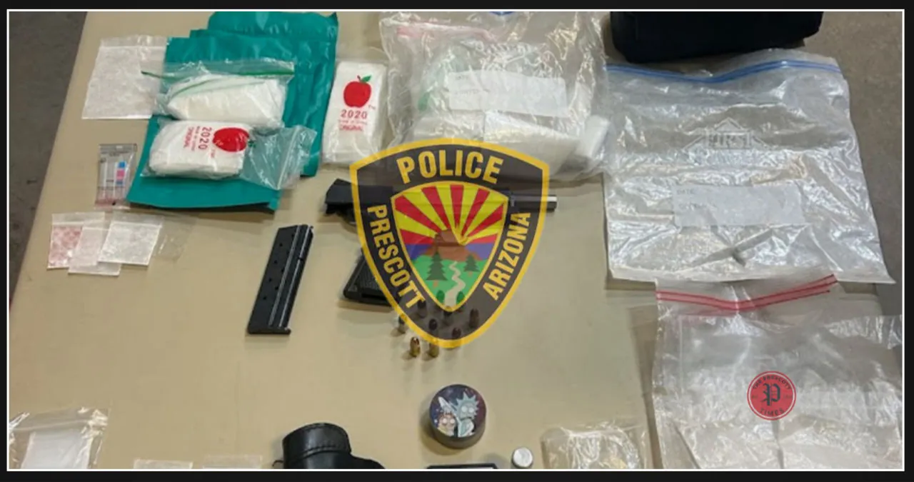 Prescott Police K9 Unit and PANT Team Capture Suspect Involved in Narcotics and Firearm Crimes