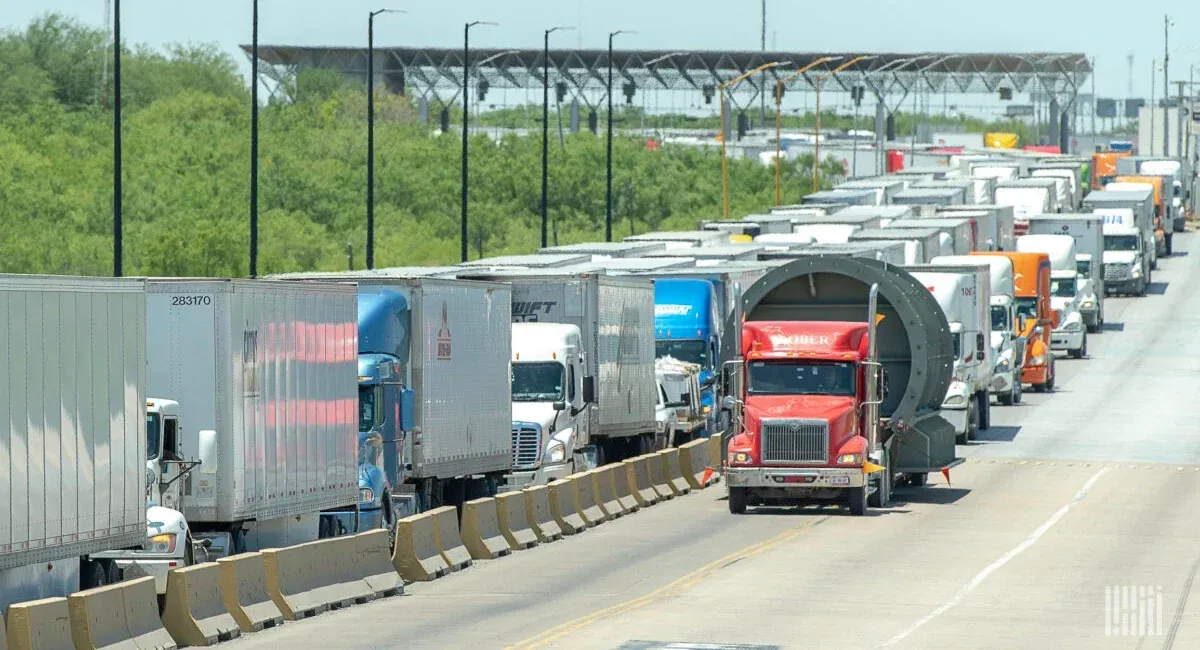 Protesters in Mexico resume blockade at Texas border bridge