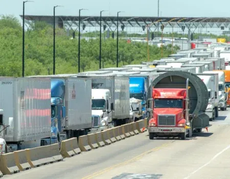 Protesters in Mexico resume blockade at Texas border bridge