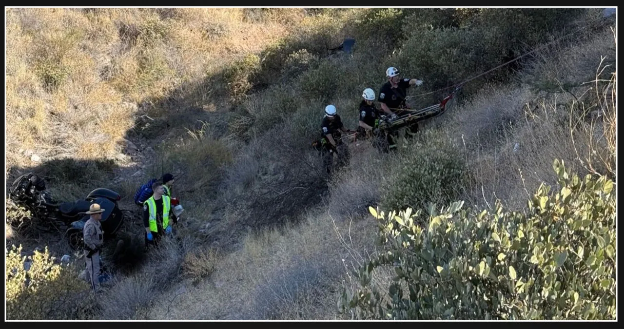 Individual injured when trike motorcycle plunges off cliff in Superstition Mountains