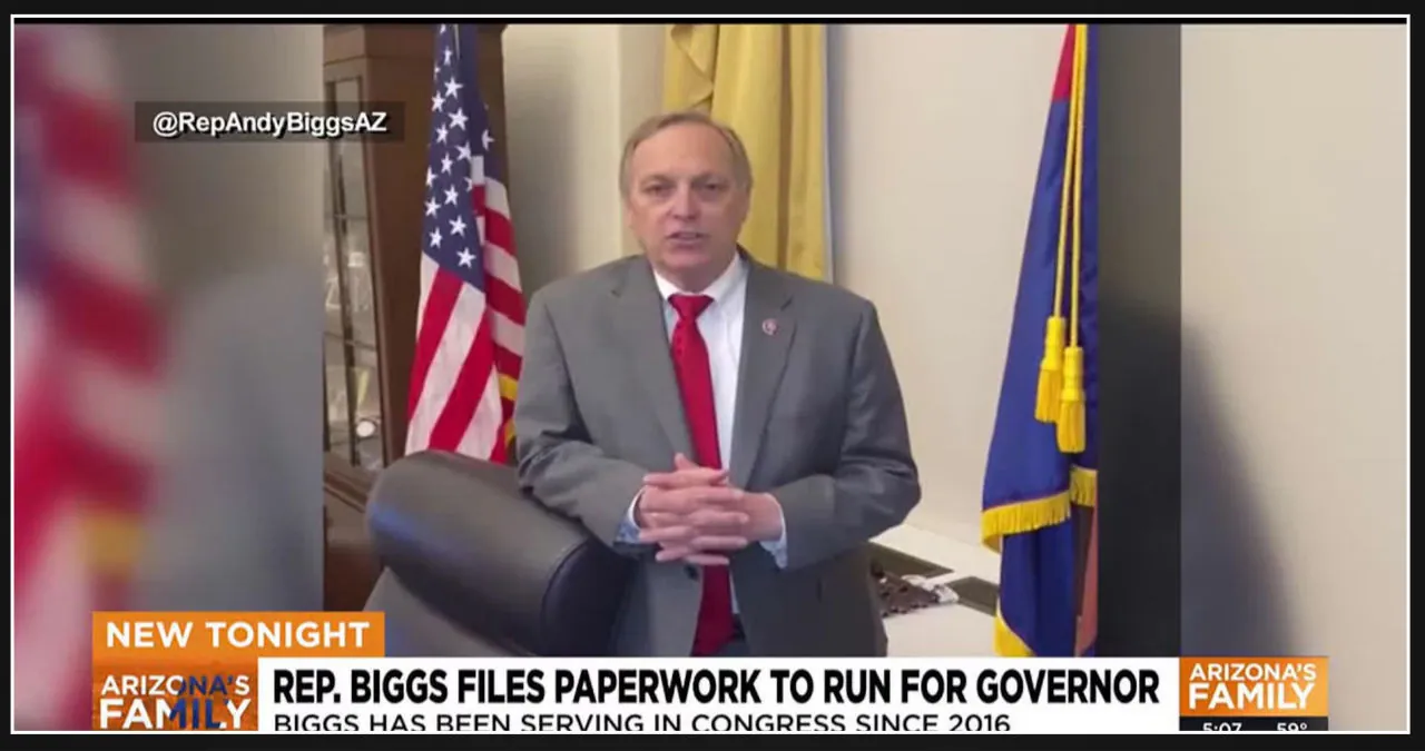 Arizona Representative Andy Biggs expresses interest in running for governor