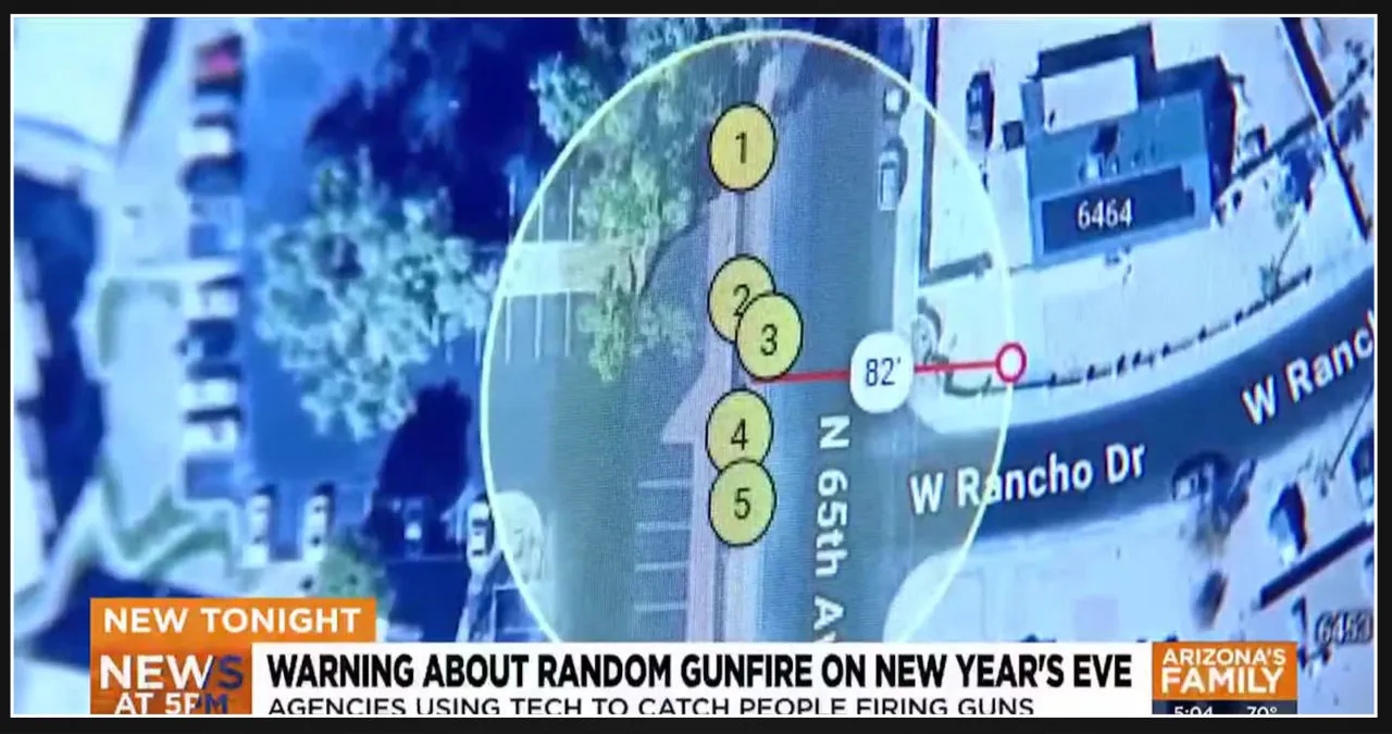 Arizona law enforcement employing technology to monitor gunshots on New Year's Eve